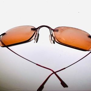 Robi lightweight auburn tinted sunglasses